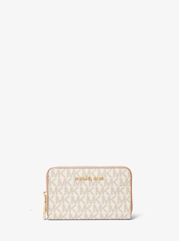 Damske Penazenky Michael Kors Small Logo Ruzove - Doplnky Michael Kors Sleva | DJIRQ-6180